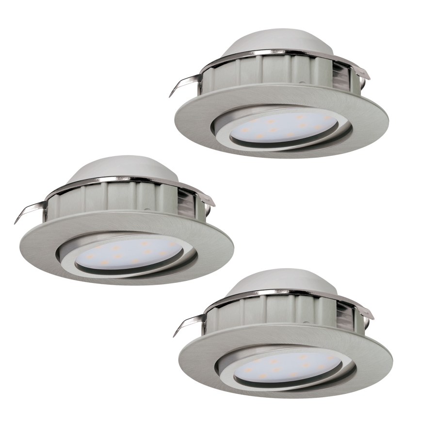 Eglo - Комплект 3x LED Осветление за окачен таван PINEDA 1xLED/4,9W/230V