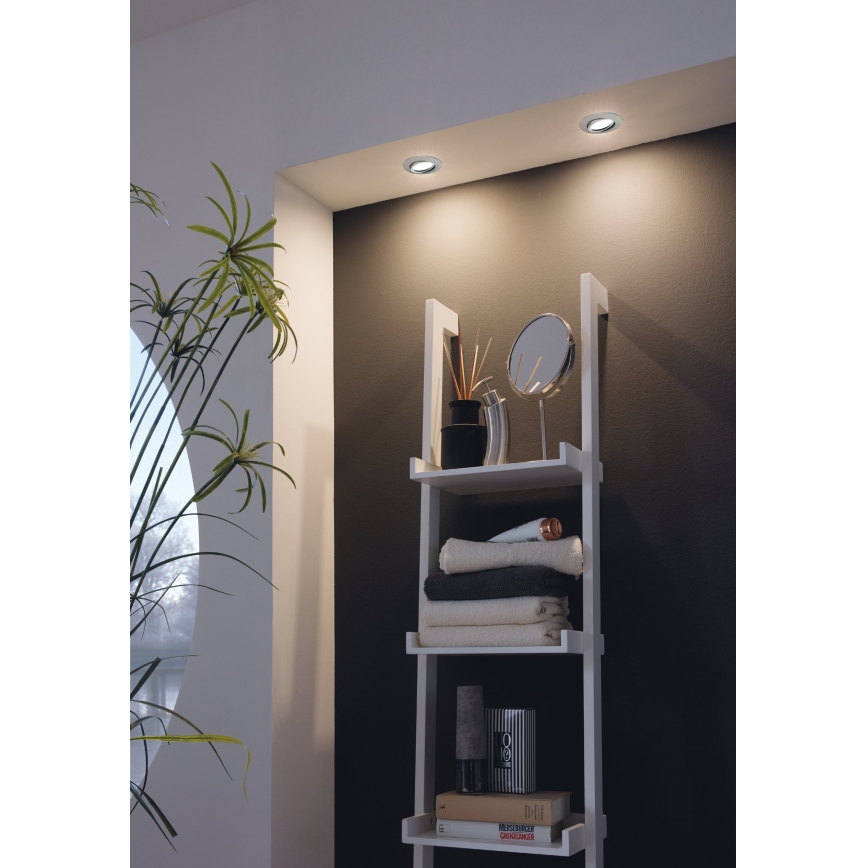 Eglo - Комплект от 3 вградени LED осветителни тела PINEDA LED/4,9W/230V