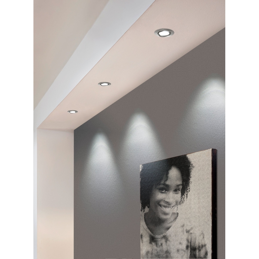 Eglo - К-кт 3x LED Димируема лампа за вграждане PINEDA 1xLED/5,5W/230V