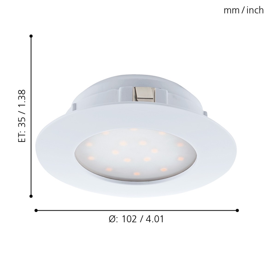 Eglo - вградено LED осветително тяло LED/11W/230V