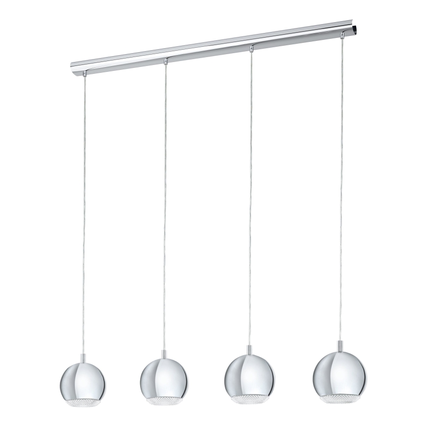 Eglo - LED Полилей 4xGU10-LED/4W/230V