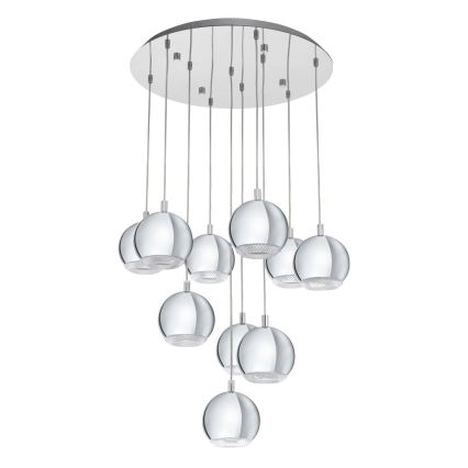 Eglo - LED Полилей 10xGU10-LED/4W/230V