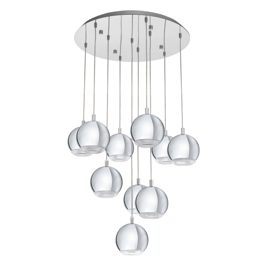 Eglo - LED Полилей 10xGU10-LED/4W/230V