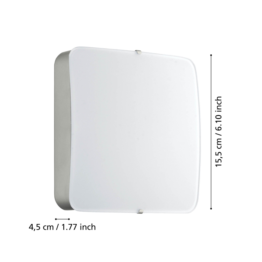 Eglo 95967 - LED таванно осветително тяло CUPELLA LED/11W/230V матов хром