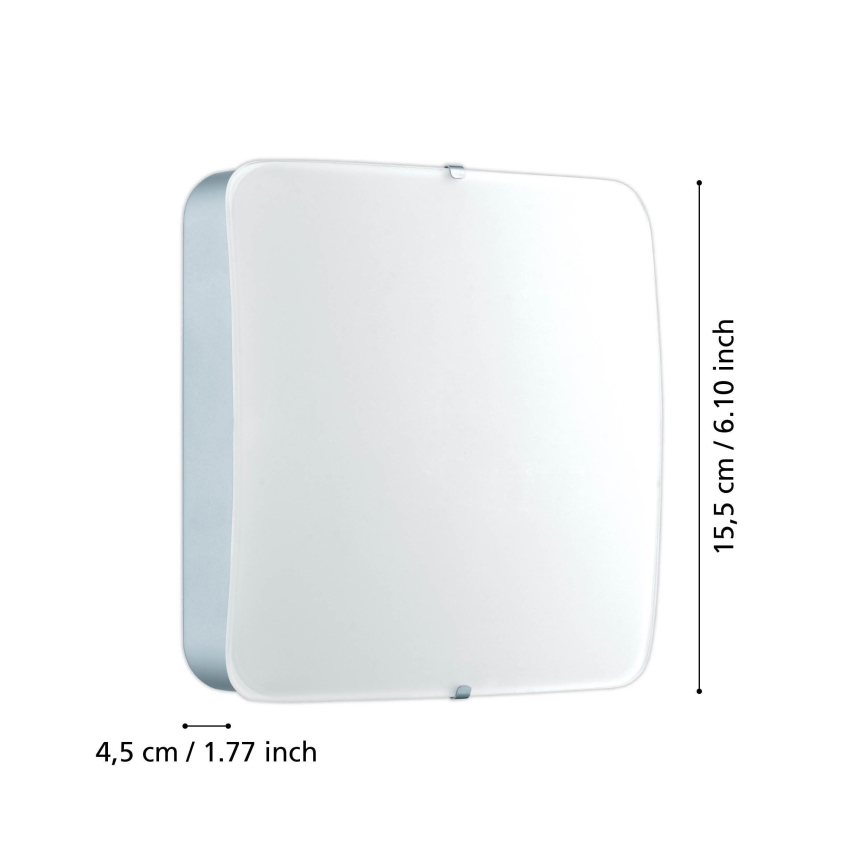 Eglo 95968 - LED таванно осветително тяло CUPELLA LED/11W/230V лъскав хром