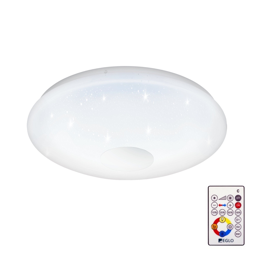 Eglo - LED Димируема лампа за таван LED/20W/230V + дистанционно управление