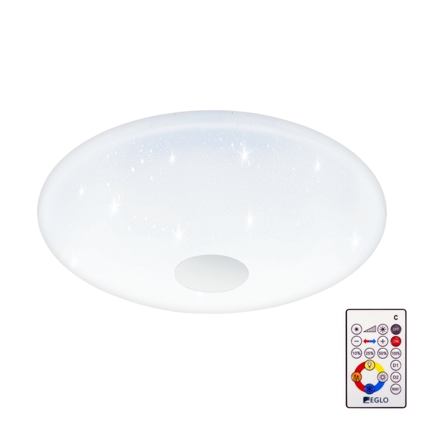 Eglo - LED Димируема лампа за таван LED/30W/230V + дистанционно управление