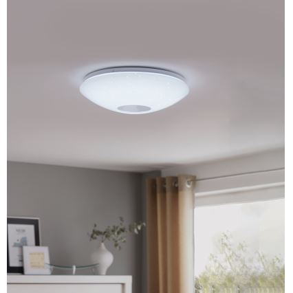 Eglo - LED Димируема лампа за таван LED/30W/230V + дистанционно управление