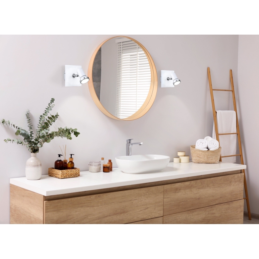 Eglo - LED За баня Стенна лампа 1xGU10-LED/3,3W/230V IP44
