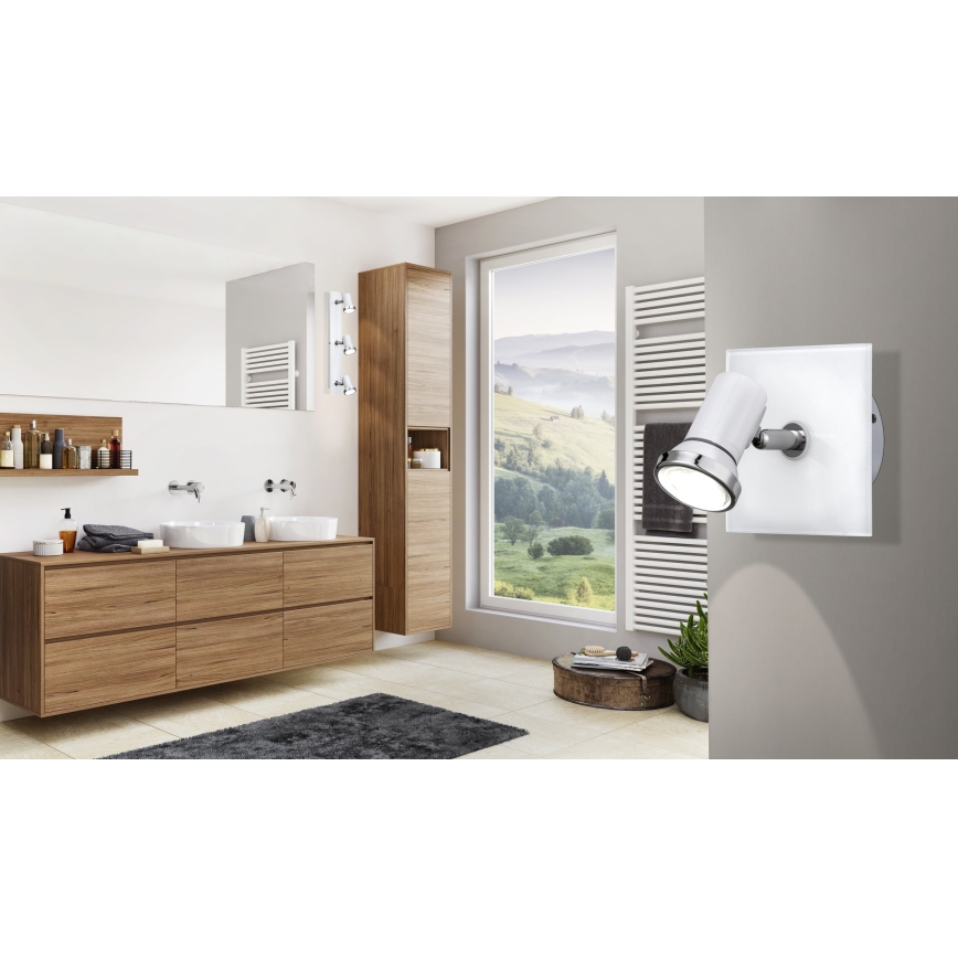 Eglo - LED За баня Точково осветително тяло 3xGU10-LED/3,3W/230V IP44