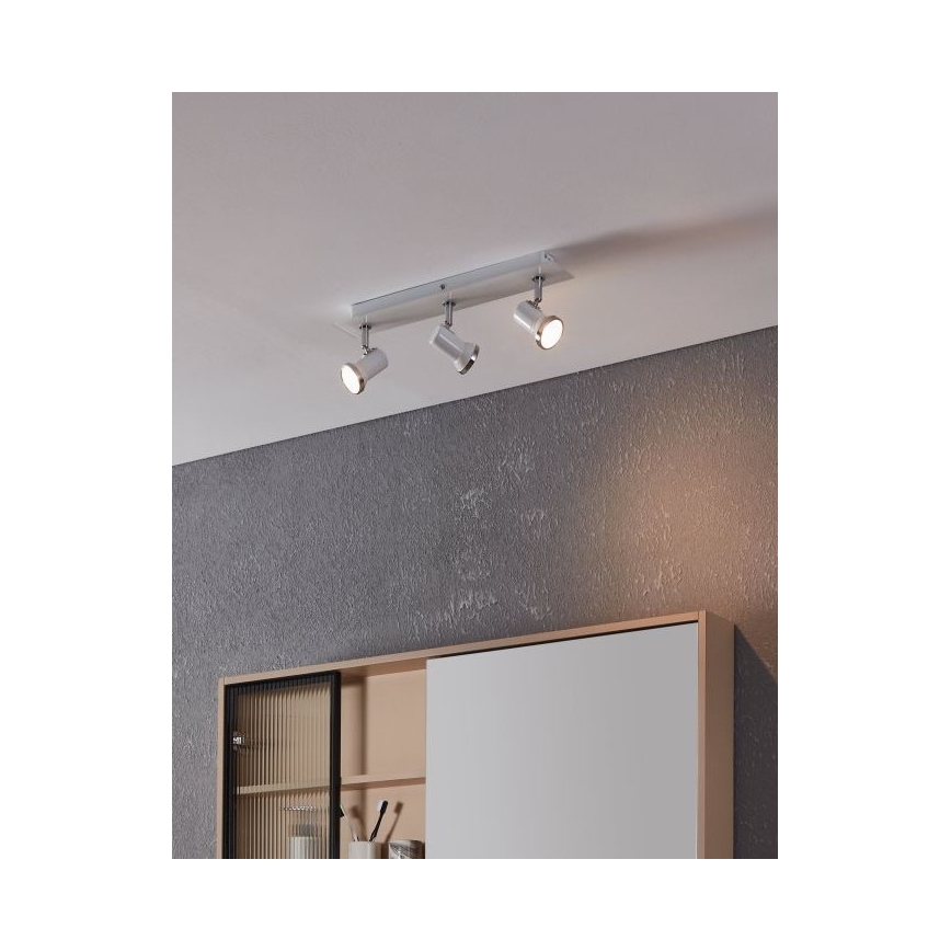 Eglo - LED За баня Точково осветително тяло 3xGU10-LED/3,3W/230V IP44