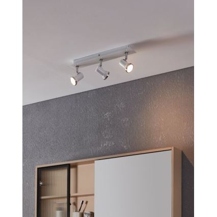 Eglo - LED За баня Точково осветително тяло 3xGU10-LED/3,3W/230V IP44