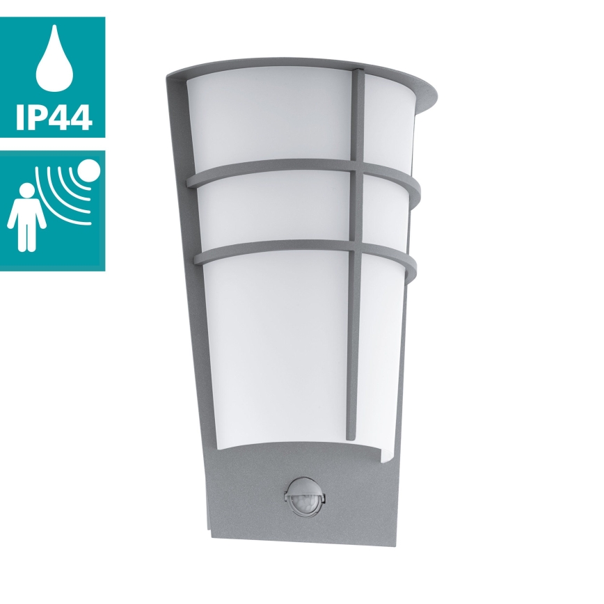 Eglo - LED Екстериорна Стенна лампа със сензор 2xLED/2,5W IP44