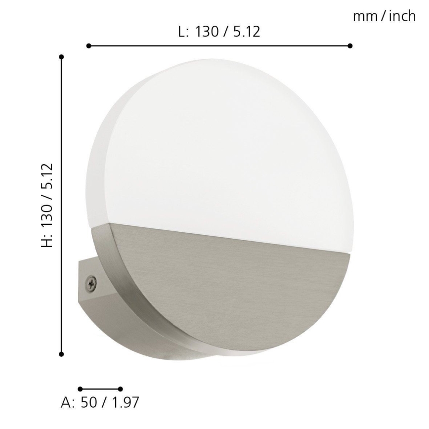 Eglo - LED Стенна лампа 1xLED/4,5W/230V