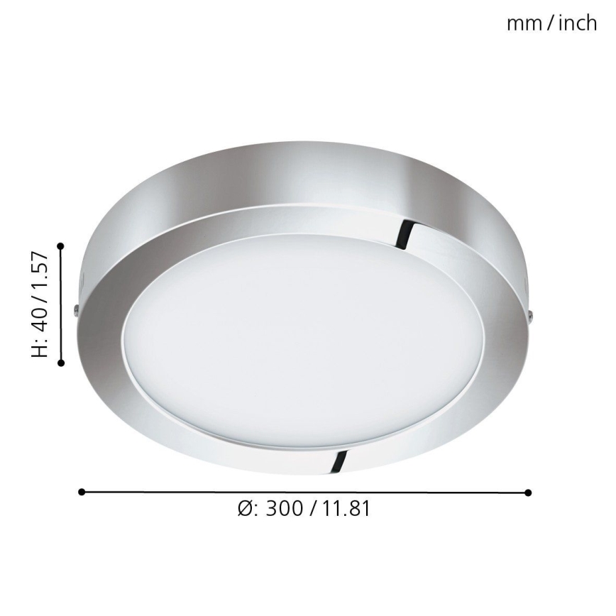 Eglo 96058 - LED За баня лампа FUEVA 1 LED/22W/230V IP44