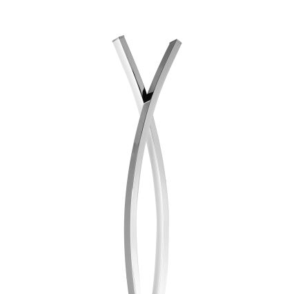 Eglo - LED подова лампа LED/36W/230V, гланцов хром