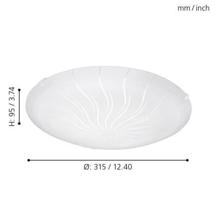Eglo - LED Лампа за таван LED/11W/230V