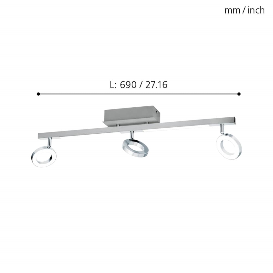 Eglo - Спот 3xLED/3,2W + 2xLED/3,3/230V