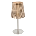 Eglo 96196 - Настолна лампа SENDERO 1xE27/60W/230V