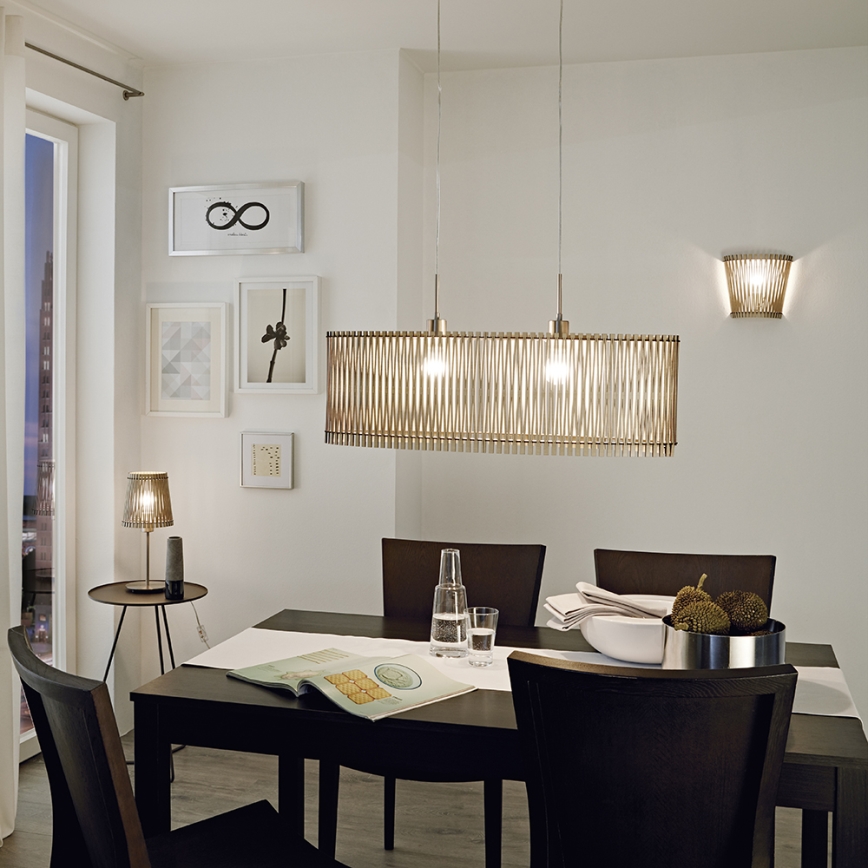 Eglo 96196 - Настолна лампа SENDERO 1xE27/60W/230V