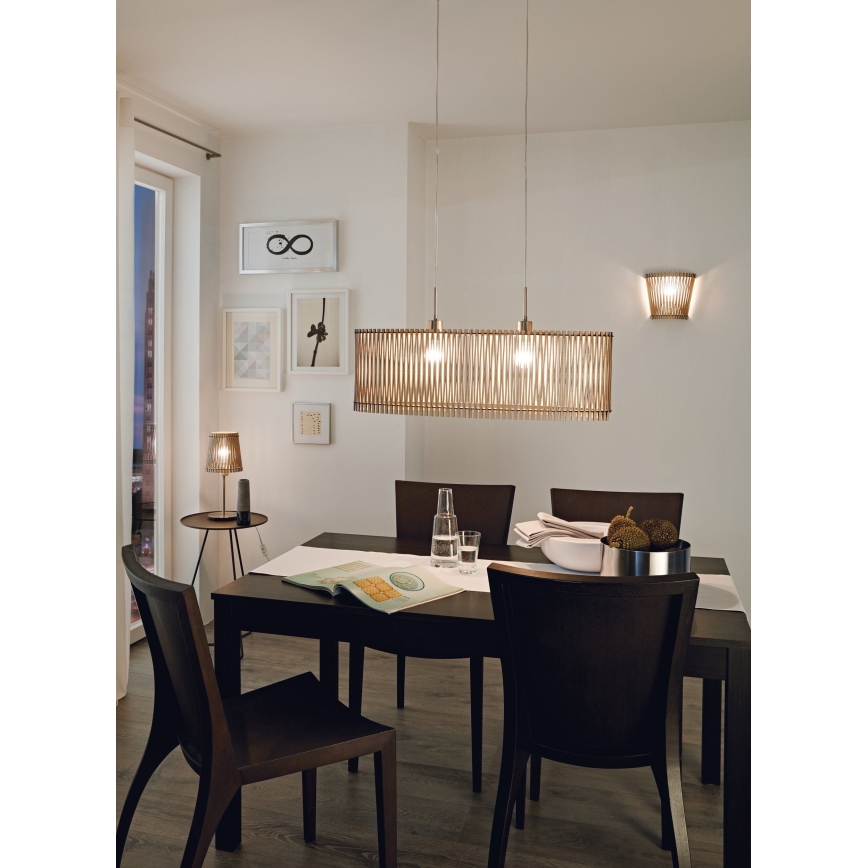 Eglo 96196 - Настолна лампа SENDERO 1xE27/60W/230V