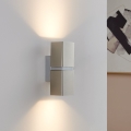 Eglo 96264 - LED стенен аплик PASSA 2xGU10/2,8W/230V, квадратен