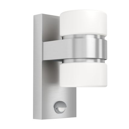 Eglo - LED Екстериорна Стенна лампа на сензор 2xLED/6W IP44