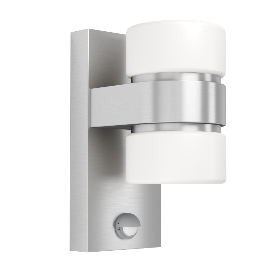 Eglo - LED Екстериорна Стенна лампа на сензор 2xLED/6W IP44