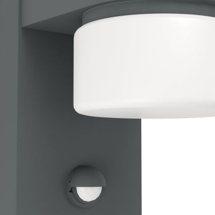 Eglo - LED Екстериорна Стенна лампа на сензор 2xLED/6W IP44