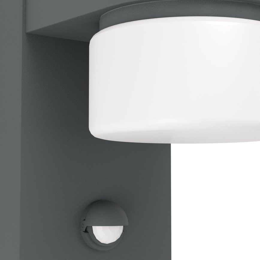Eglo - LED Екстериорна Стенна лампа на сензор 2xLED/6W IP44