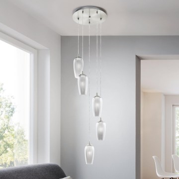 Eglo 96345 - LED полилей на кабел FARSALA 5xG9/2,5W/230V