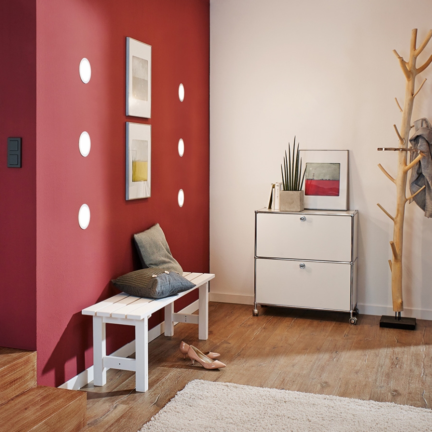 Eglo 96407 - LED димируемо вградено осветително тяло FUEVA 1 LED/10,95W/230V Ø 17 cm