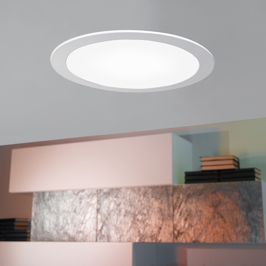 Eglo 96407 - LED димируемо вградено осветително тяло FUEVA 1 LED/10,95W/230V Ø 17 cm