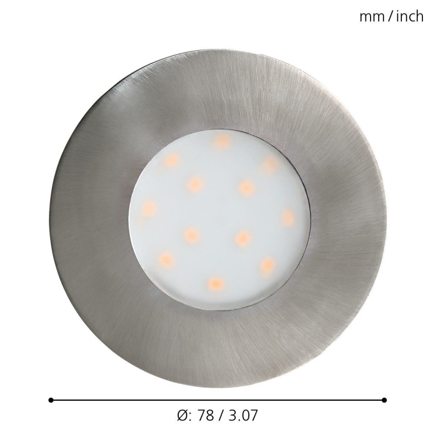 Eglo - LED Екстериорна лампа за вграждане LED/4,9W IP44