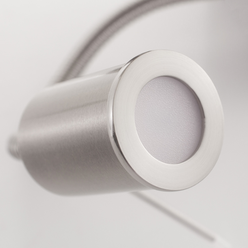 Eglo - LED Гъвкав лампа 1xE27/40W+LED/3,8W taupe