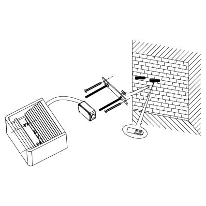 Eglo 96497 - LED външно стенно осветително тяло DONINNI LED/6W/230V IP44