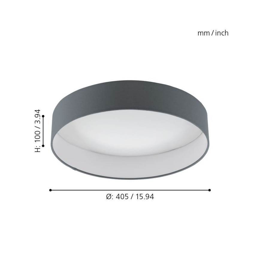 Eglo - LED Димируем плафон 1xLED/18W/230V