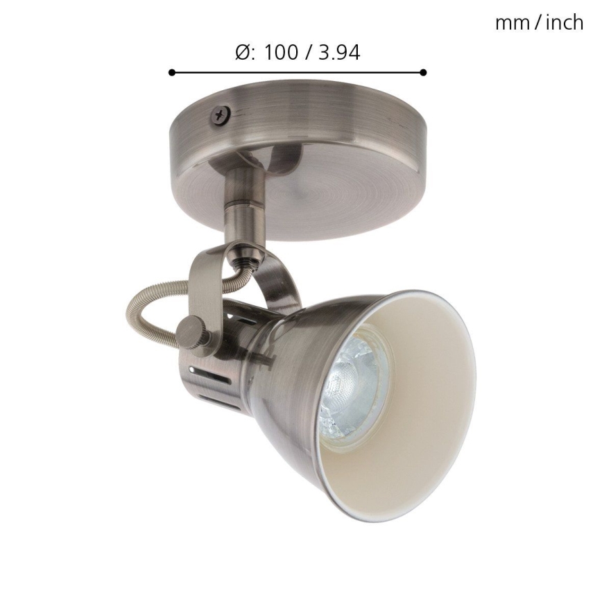 Eglo - LED Точково осветително тяло 1xGU10/3,3W/230V