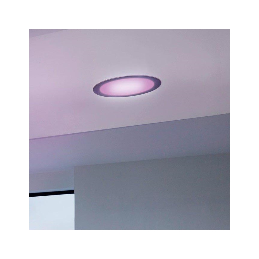Eglo - LED RGB Димируемо вградено осветително тяло FUEVA-C LED/15,6W/230V пр. 22,5 cm