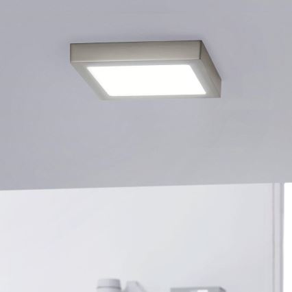 Eglo - LED RGBW Димируемо таванно осветително тяло FUEVA-C LED/15,6W/230V Bluetooth 22,5x22,5 cm