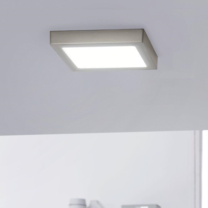 Eglo - LED RGBW Димируемо таванно осветително тяло FUEVA-C LED/15,6W/230V Bluetooth 22,5x22,5 cm