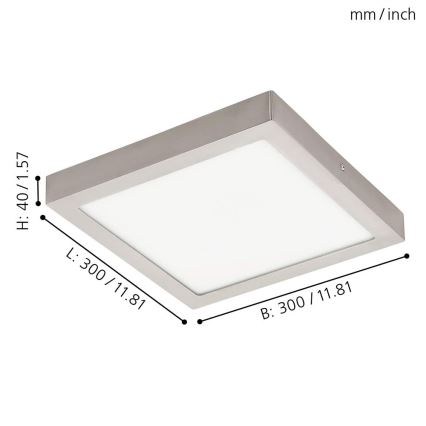 Eglo - LED RGBW Димируема лампа FUEVA-C LED/21W/230V