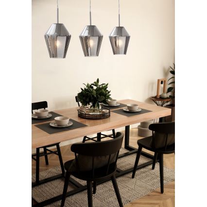 Eglo 96774 - Полилей с кабелно окачване MURMILLO 3xE27/28W/230V