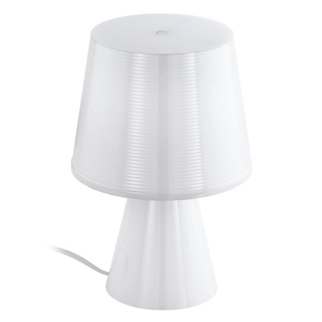 Eglo 96907 - Настолна лампа MONTALBO 1xE14/40W/230V бяла