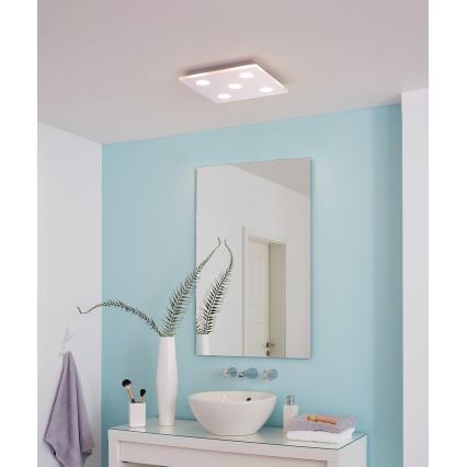 Eglo - LED За баня Лампа за таван 5xLED/4,5W/230V IP44