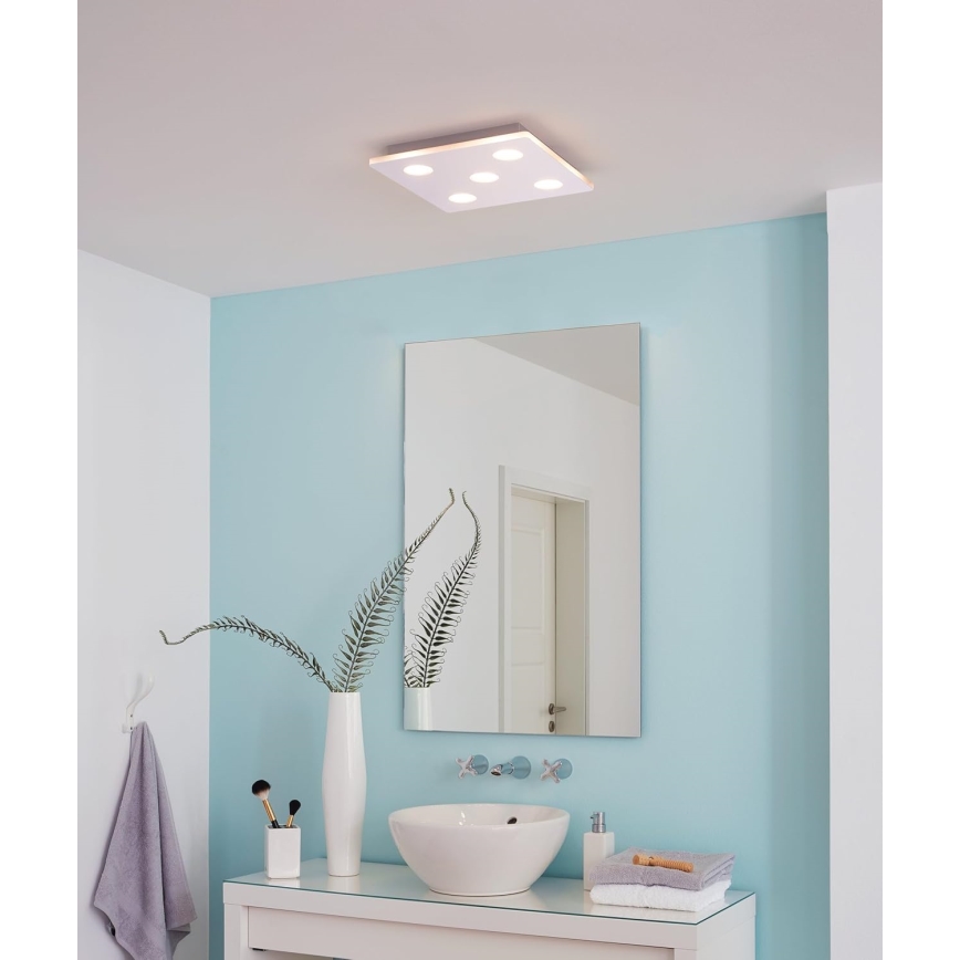 Eglo - LED За баня Лампа за таван 5xLED/4,5W/230V IP44