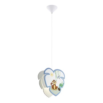 Eglo 96952 - Детски Полилей на верижка LOUIE 1xE27/60W/230V