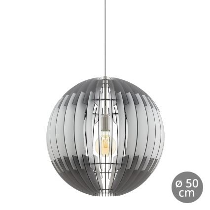 Eglo 96973 - Полилей на верижка OLMERO 1xE27/60W/230V