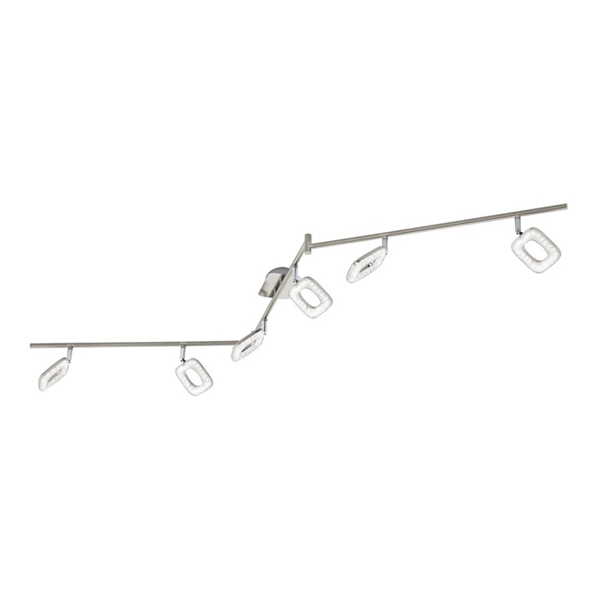 Eglo 97005 - LED Точково осветително тяло LITAGO CRYSTAL 6xLED/4W/230V
