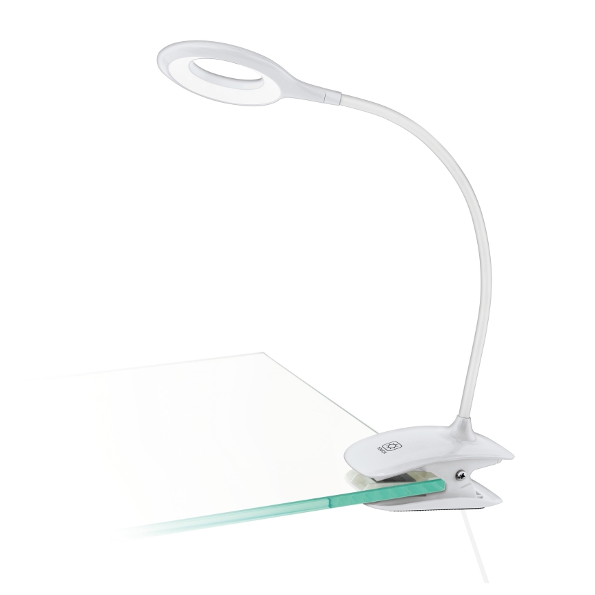 Eglo - LED Димируема лампа с щипка 1xLED/3W/230V 500 mAh бял